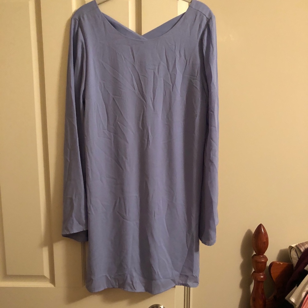 Log sleeved dress